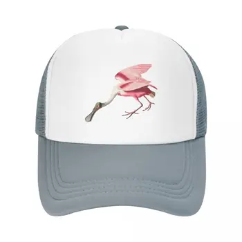 Бейсболка Audubon's roseate spoonbill с защелкивающейся спинкой, солнцезащитная шляпа, мужские шляпы, женские кепки