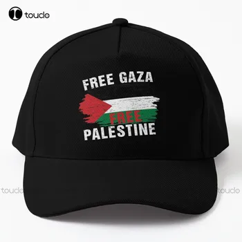Бесплатная Газа Флаг Свободной Палестины Арабская Бейсболка Собачьи Шапки Открытый Простой Винтажный Козырек Повседневные Кепки Подарочные джинсовые Кепки