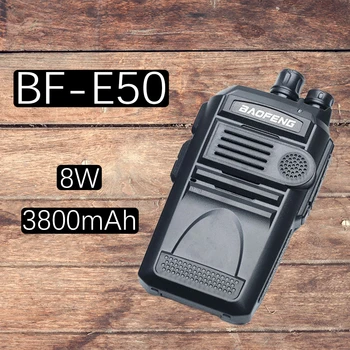 Двухстороннее Радио Baofeng BF-E50 BFE50 Walkie Talkie PTT CB Ham Полицейский Сканер Коммуникатор Дальнего Действия для Охоты, Дальнобойщика, Кемпинга