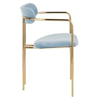 Дизайн в минималистском стиле, современная мебель для столовой, мягкое сиденье и подлокотники, обеденный стул