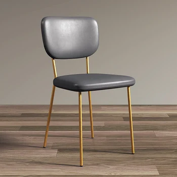 Дизайнерские обеденные стулья для дома в скандинавском стиле, экономящие пространство Дизайнерские обеденные стулья Современная Роскошная Эргономичная мебель Gold Sillas Comedor