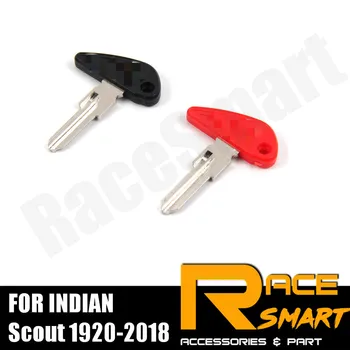 Для мотоцикла Indian Scout 1920-2018, 32-миллиметровое неразрезное пустое лезвие для ключей, кольца для ключей, Черные, красные Аксессуары для мотоциклов