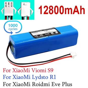 Замена для XiaoMi Lydsto R1 Roidmi Eve Plus Viomi S9 Робот Пылесос Аккумулятор Емкостью 12800 мАч Аксессуары и Запчасти